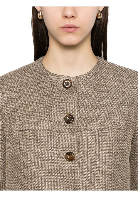 Taupe Saratoga Shamo jacket Blazé Milano - women BLAZÉ MILANO | JKCCS06SRAJN01